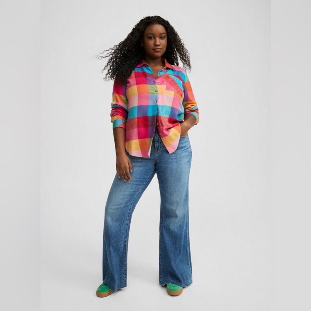 Torrid Lizzie Button-Up Shirt multicolor flannel 00x L